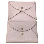 Hermes Calvi Duo Mauve Pere Chevre Coin Case Card Business Holder — view 8