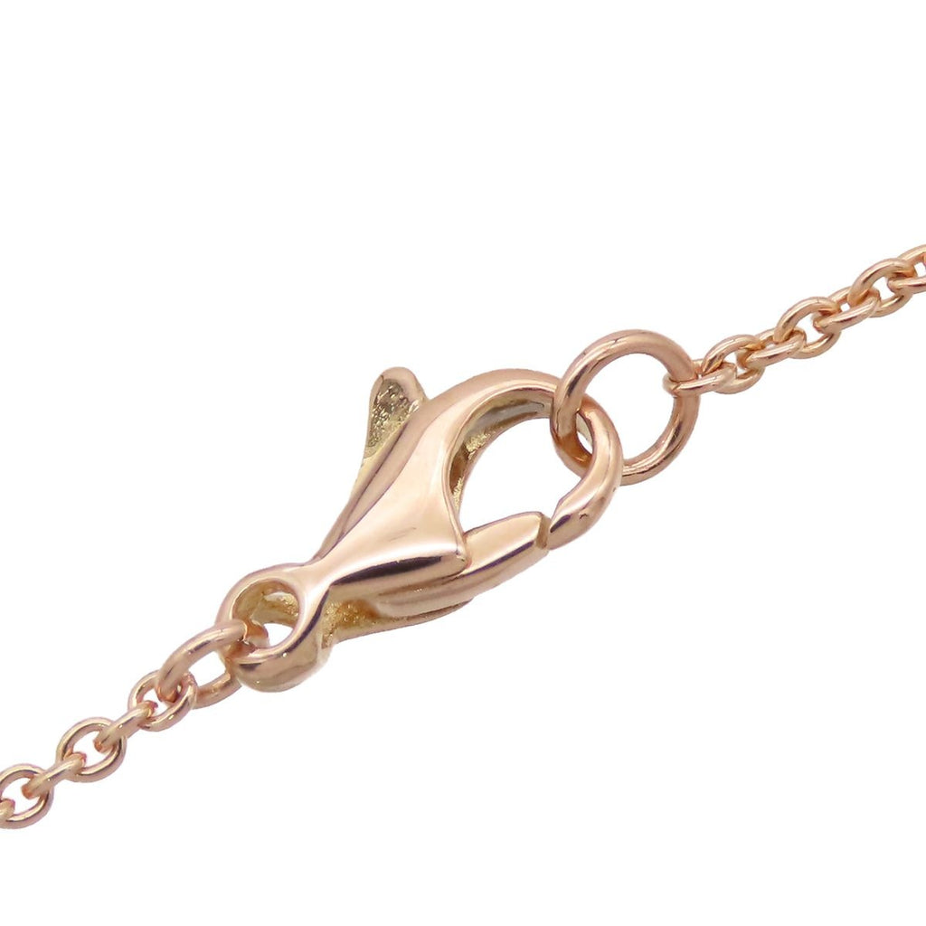 Louis Vuitton Pendentif Cool PM Pink Gold 18K Heart Monogram Flower Necklace — view 5