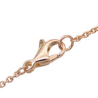 Louis Vuitton Pendentif Cool PM Pink Gold 18K Heart Monogram Flower Necklace — view 5