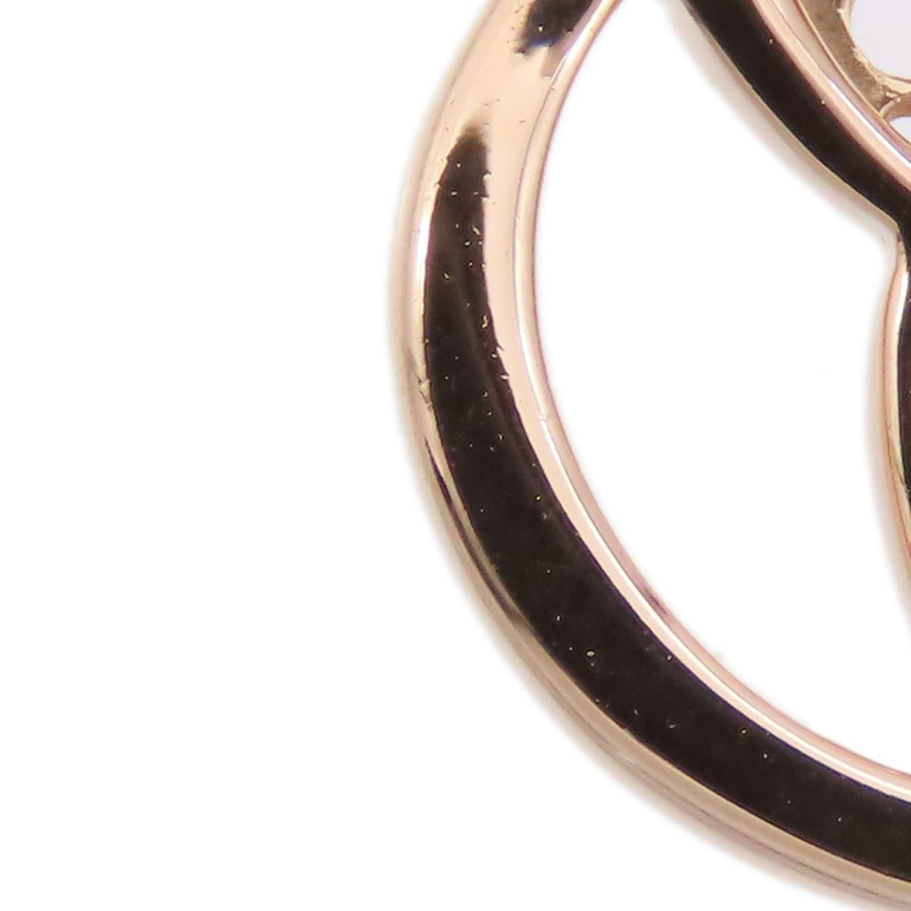 Louis Vuitton Pendentif Cool PM Pink Gold 18K Heart Monogram Flower Necklace — view 8