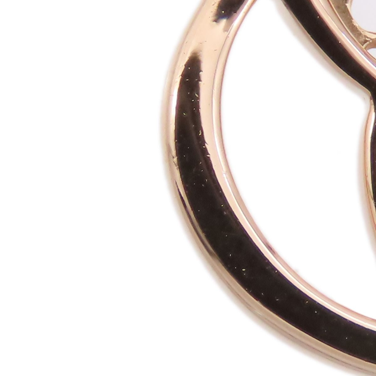 Louis Vuitton Pendentif Cool PM Pink Gold 18K Heart Monogram Flower Necklace — view 8