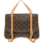 Louis Vuitton Marel Sac Ad Monogram Brown Backpack Daypack 0420