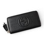 Gucci Wallet Soho Interlocking Black Zip Around — view 2