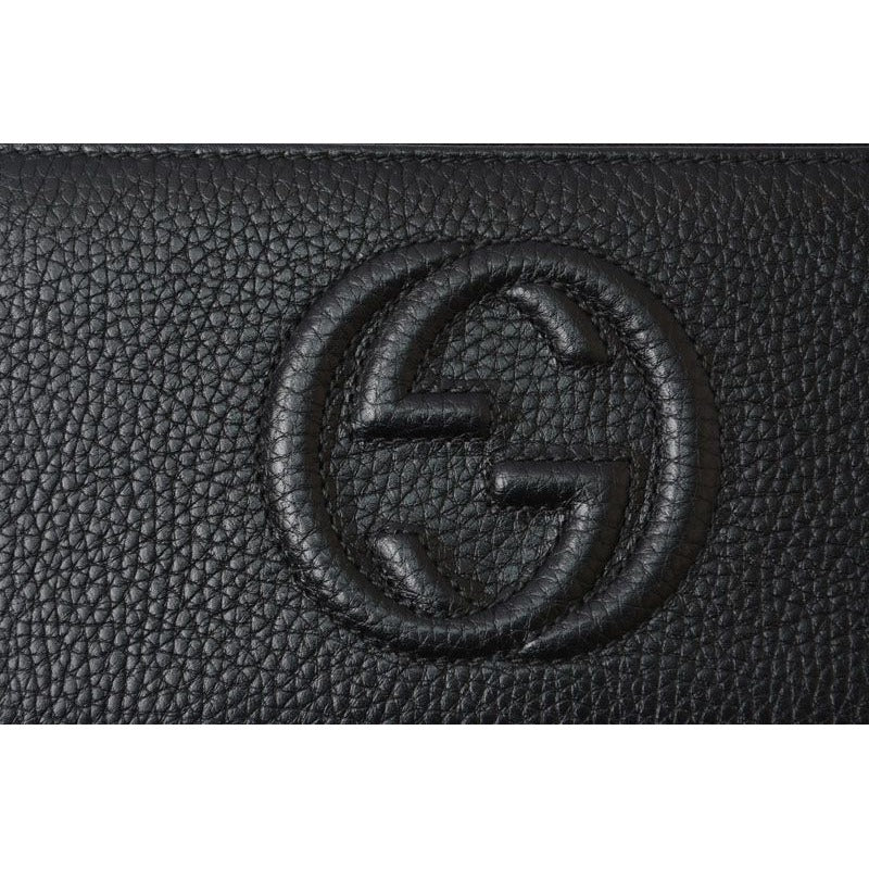 Gucci Wallet Soho Interlocking Black Zip Around — view 3