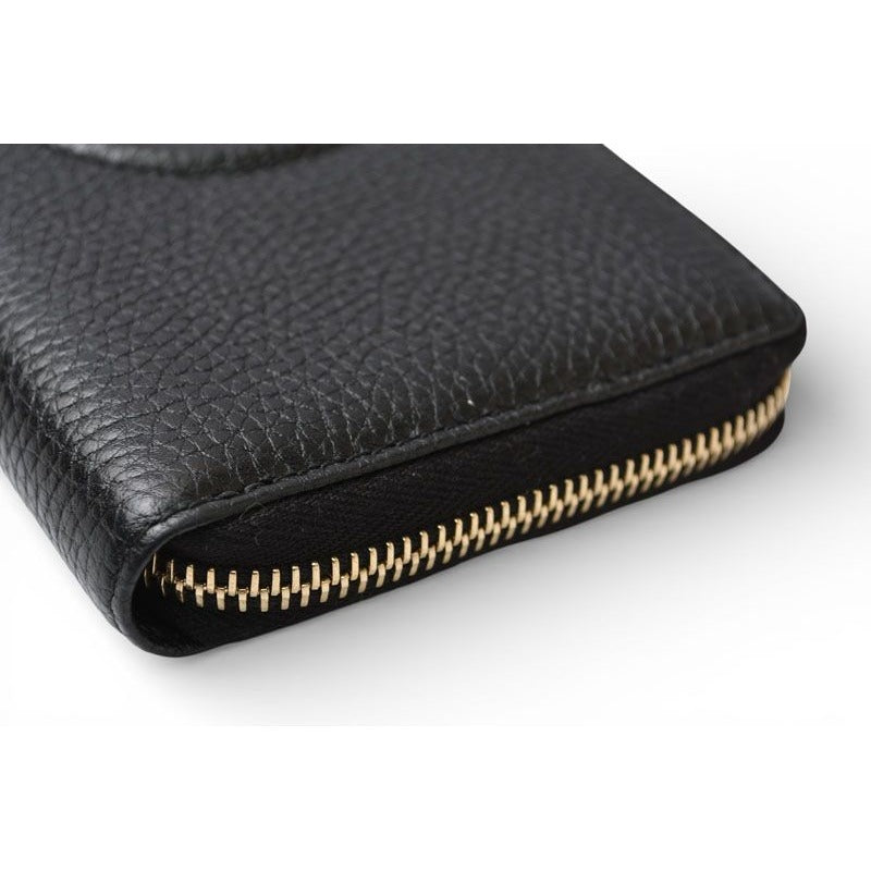 Gucci Wallet Soho Interlocking Black Zip Around — view 5