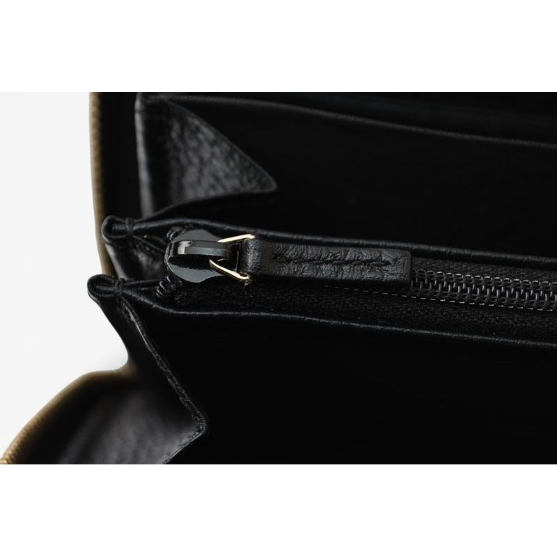 Gucci Wallet Soho Interlocking Black Zip Around — view 9