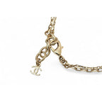 Chanel Chnael Coco CC I Love Heart 2 Strand Choker — view 3