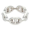Hermes Chaine Dancre Enchainee PM Silver Ring No 12.5