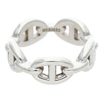 Hermes Chaine Dancre Enchainee PM Silver Ring No 12.5