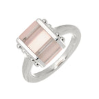 Louis Vuitton Bague 53 Ring Quartz 18k White Gold