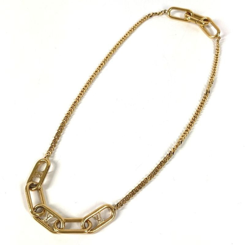 Louis Vuitton Necklace Collier Signature Chain Metal