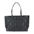 Gucci Medium Tote Bag GG Matelasse Nylon Leather Black Silver