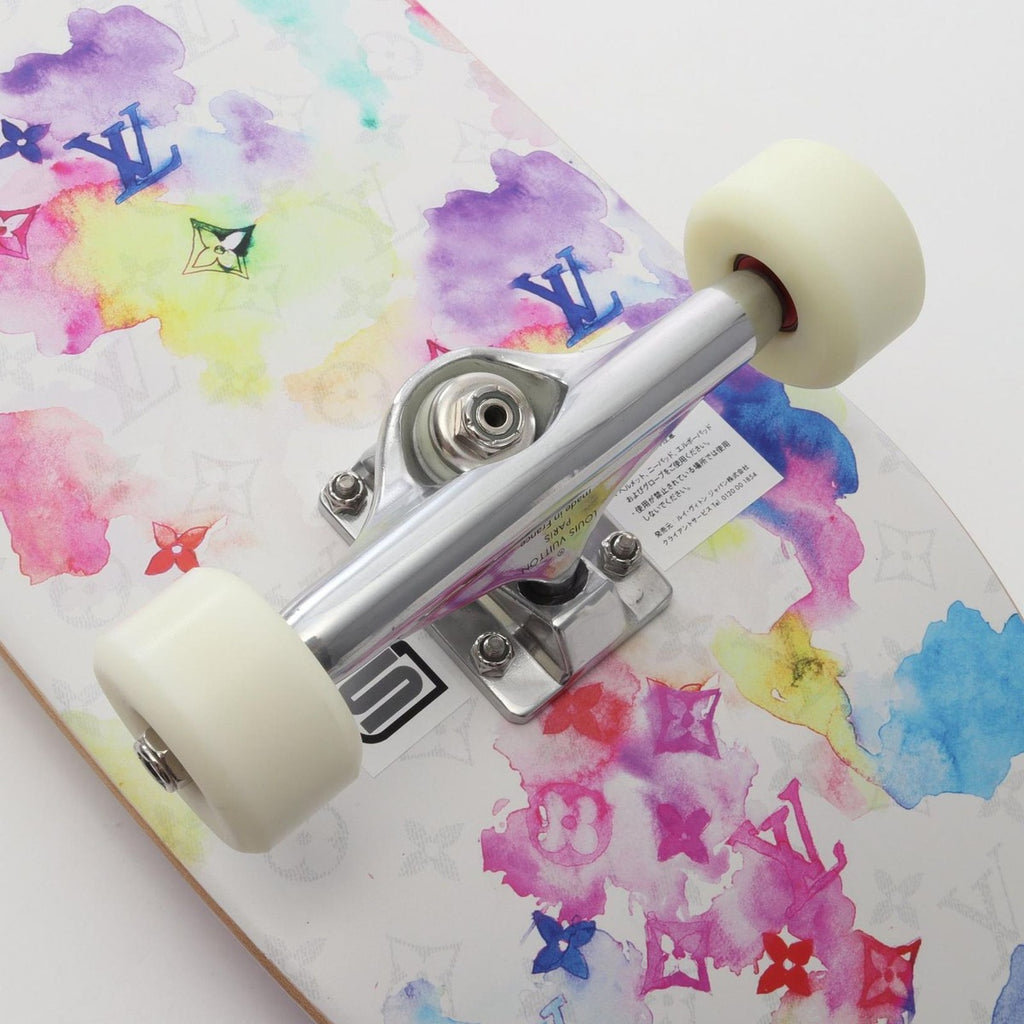 Louis Vuitton Monogram Water Color Skateboard — view 7