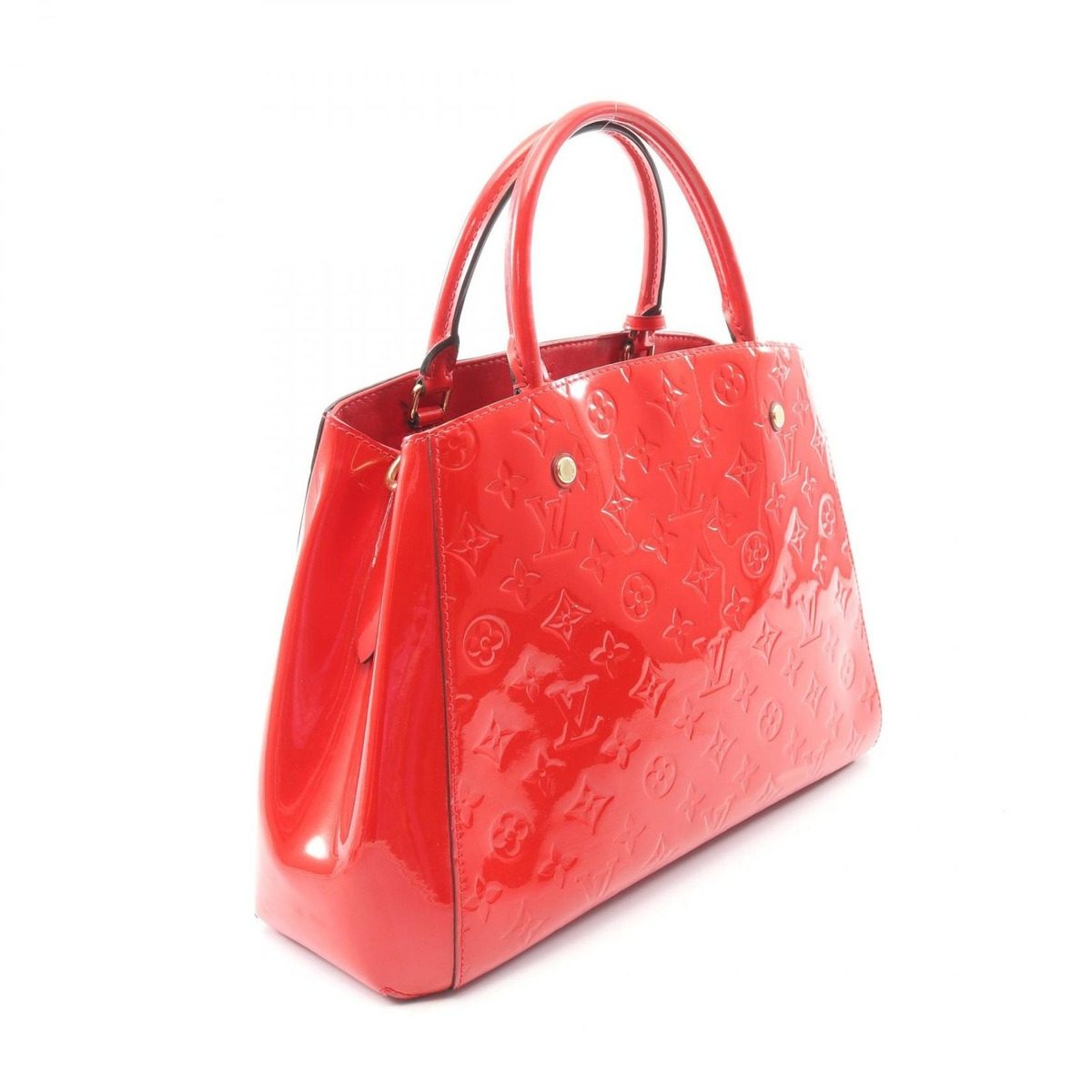 Louis Vuitton Handbag Montaigne MM 2-Way Cerise Leather — view 2