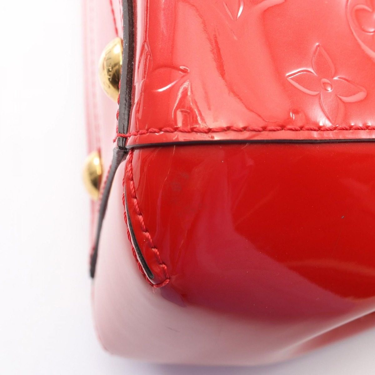 Louis Vuitton Handbag Montaigne MM 2-Way Cerise Leather — view 7
