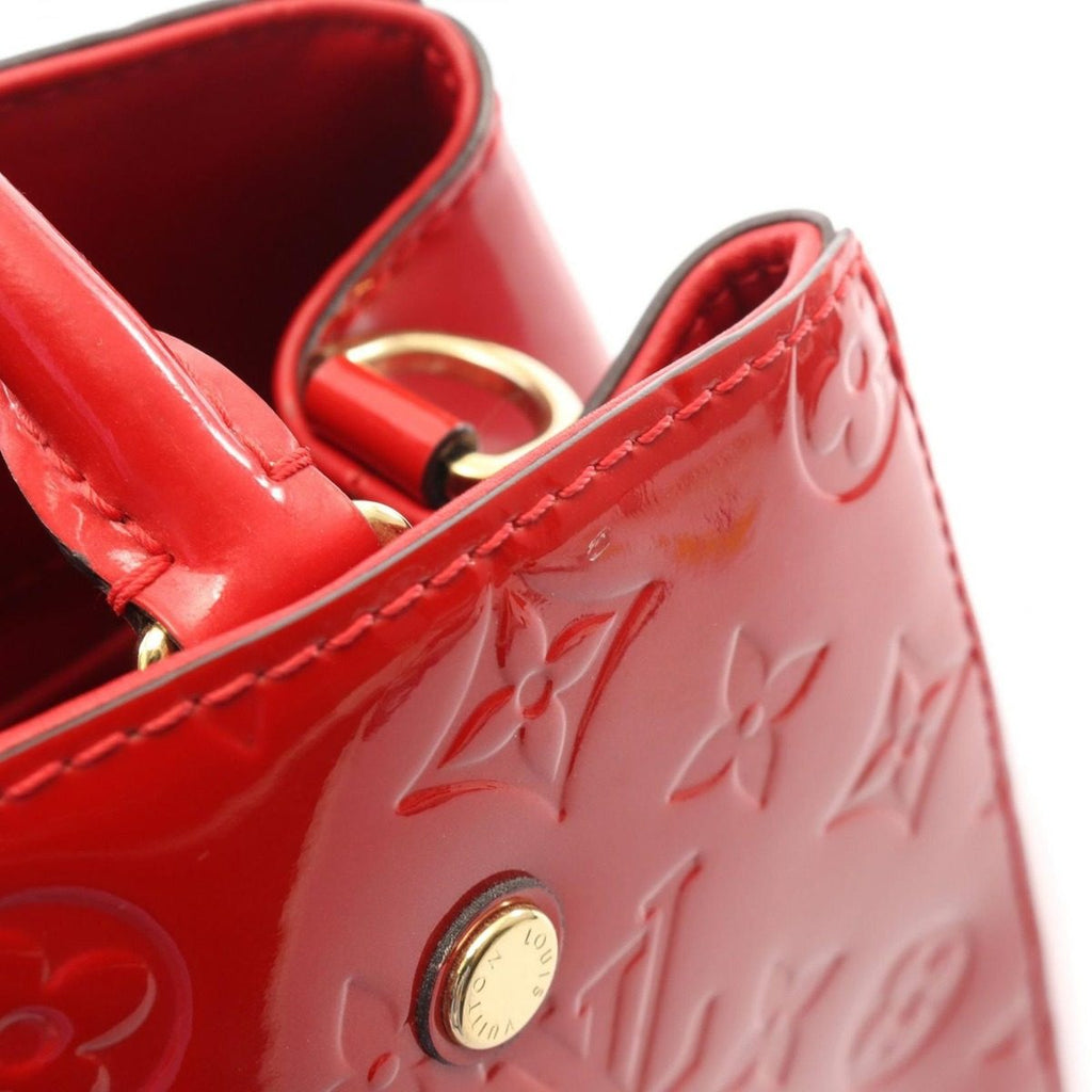 Louis Vuitton Handbag Montaigne MM 2-Way Cerise Leather — view 8