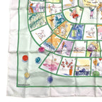 Hermes Carre 90 le Jeu Des Petits Bonheurs Little Game of Happiness Scarf Silk — view 4