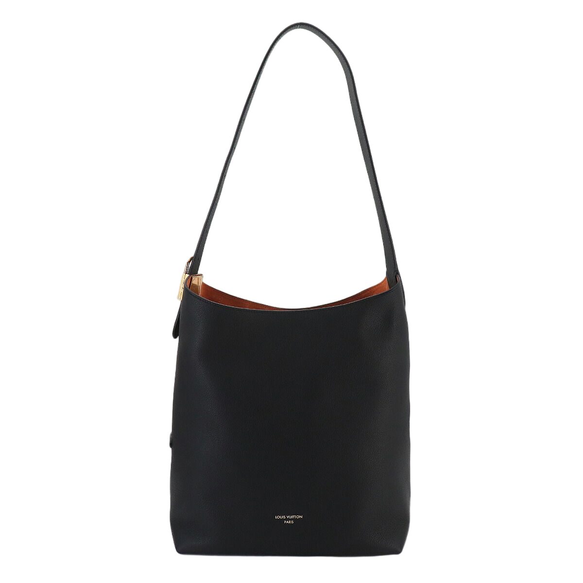 Louis Vuitton Lowkey Hobo MM Shoulder Bag Leather Noir