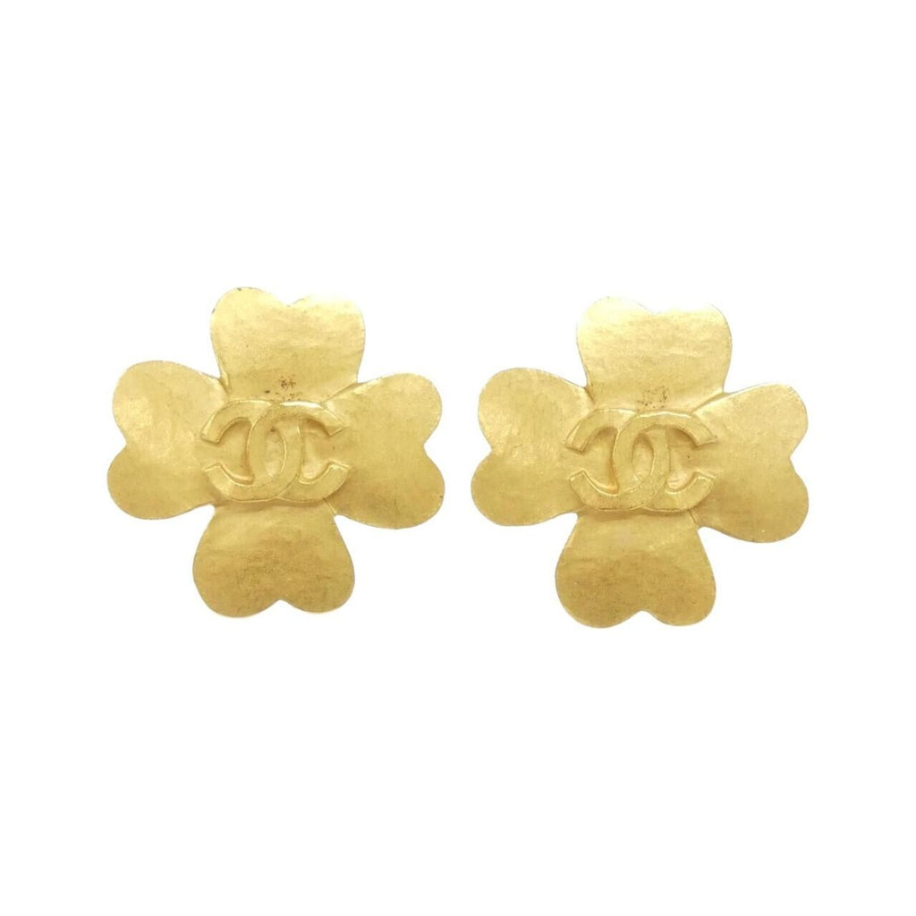 Chanel Vintage Earrings Gold