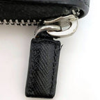 Prada Round Zipper Long Wallet Document Case — view 5