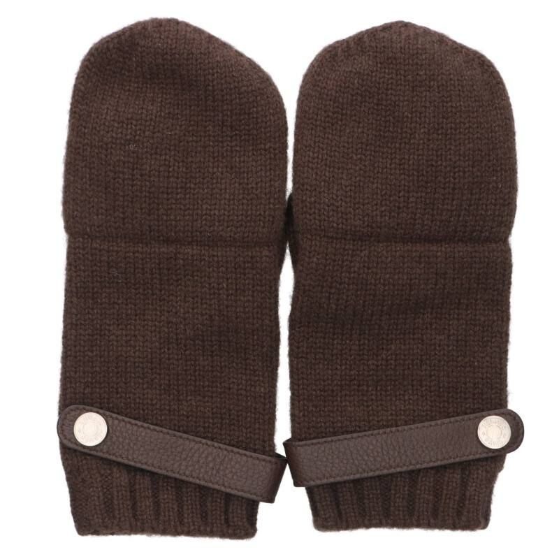 Hermes Lionel Cashmere Series Button Gloves