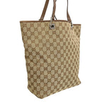 Gucci Tote GG Canvas Brown Silver — view 2