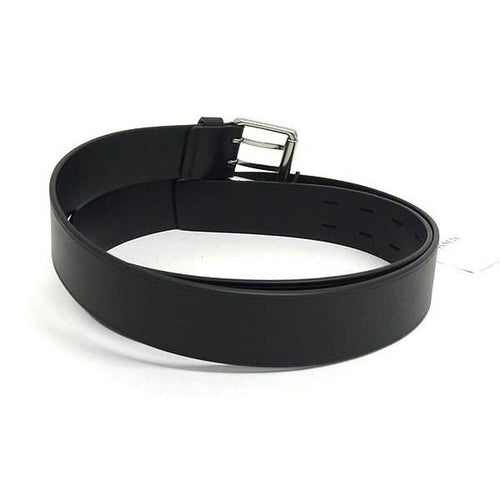 Bottega Veneta Leather Silver Belt 105 cm Black — view 2