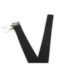 Bottega Veneta Leather Silver Belt 105 cm Black — view 3