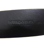 Bottega Veneta Leather Silver Belt 105 cm Black — view 5