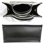 Dior Book Tote Medium M1324 Cetw White Black Embroidery Constellation — view 6
