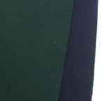 Loewe Wool Cashmere Anagram Logo Embroidery Fringe Scarf Shawl Navy Green — view 4