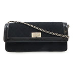 Chanel 2.55 Quilted Chain Bag Shoulder Canvas Patent