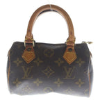 Louis Vuitton Mini Speedy Monogram Handbag Brown