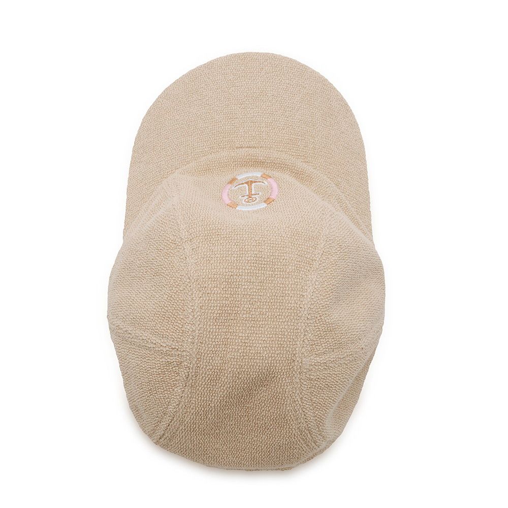 Hermes Cap Davis Yacht Cotton L Hat Sable — view 4