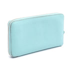 Hermes Round Wallet Azap Long Blue Atl Leather Blue-at-le — view 2
