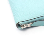 Hermes Round Wallet Azap Long Blue Atl Leather Blue-at-le — view 7