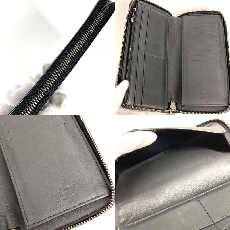 Louis Vuitton Long Wallet Zippy Vertical Damier Infini Leather — view 8