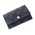 Louis Vuitton Damier Graphite Key Case for 6 Holder Gray Comment