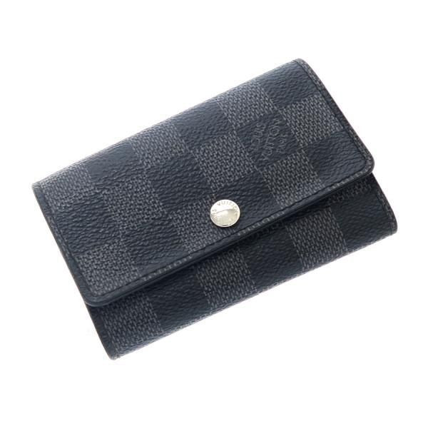 Louis Vuitton Damier Graphite Key Case for 6 Holder Gray Comment