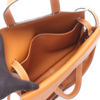 Hermes Handbag Halzan 31 Toffee Leather — view 3