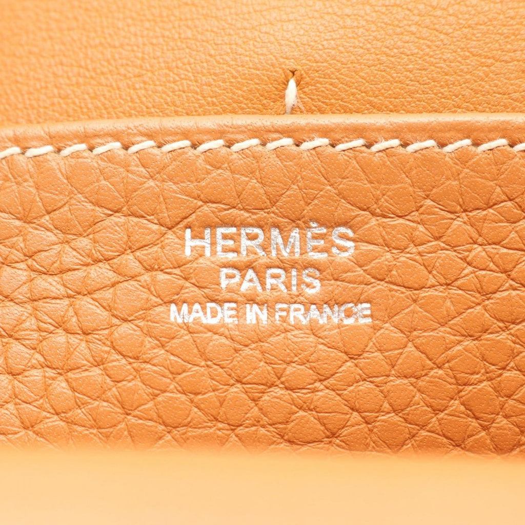 Hermes Handbag Halzan 31 Toffee Leather — view 4