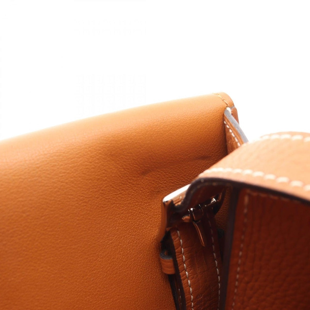 Hermes Handbag Halzan 31 Toffee Leather — view 6