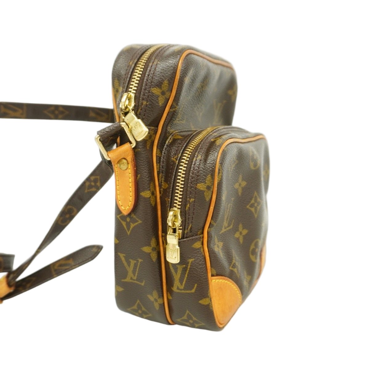 Louis Vuitton Shoulder Bag Monogram Amazon Brown — view 2