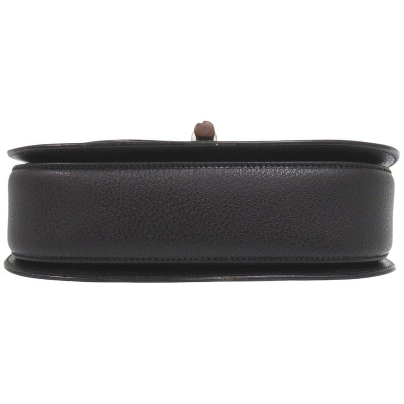 Gucci 2-Way Bamboo 000 1364 0633 Leather Black Handbag 0733 — view 3