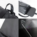 Louis Vuitton Saumur Backpack Rucksack Black Monogram Eclipse — view 8