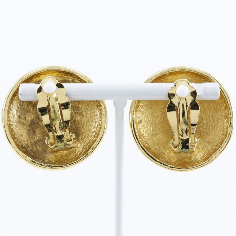 Chanel Coco Mark Gold Plated 30.0 g Earrings — view 4