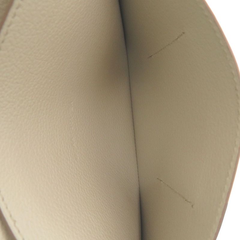 Hermes RMS Toutenmain Evercolor Nata Silver Hardware Engraved W Long — view 8