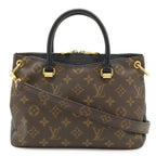 Louis Vuitton Monogram Pallas BB 2-Way Shoulder Bag Crossbody Leather Noir Black
