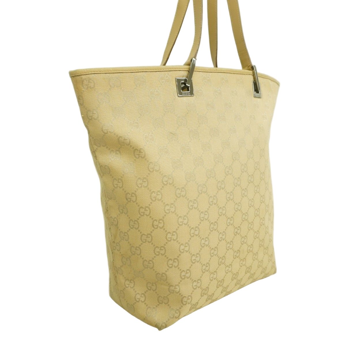 Gucci Tote GG Canvas Beige Silver — view 2