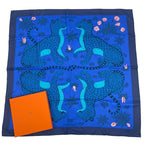 Hermes Carre 90 Scarf LES Leopard 100% Silk